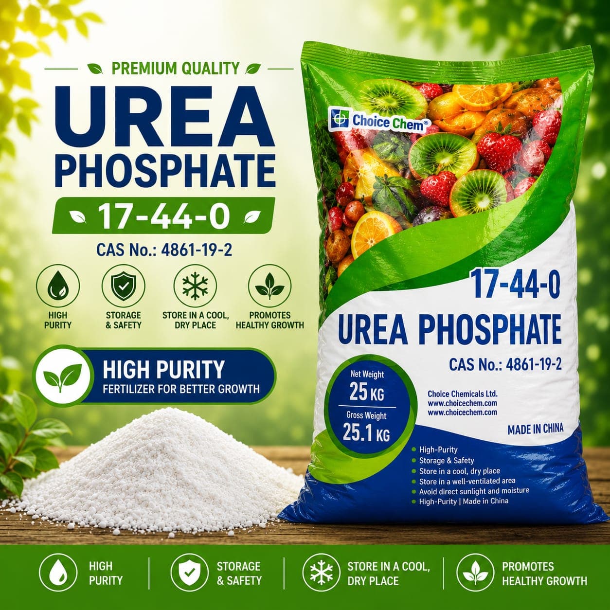 Choice Chem UREA PHOSPHATE 17-44-0
